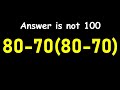 Most People Get This Simple Math Question Wrong!