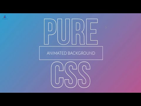Pure CSS Animated Gradient Background - خلفية متدرجة متحركة | HTML & CSS Tutorial
