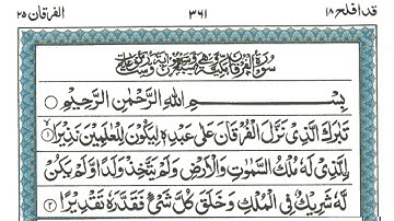 Surah Al Furkan, (The Criterion) | Full With Arabic Text [HD] 025 سوره الفرقان