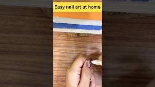 Easy Nail Art at Home 💅✨ | Simple & Cute Nail Design for Beginners #shorts