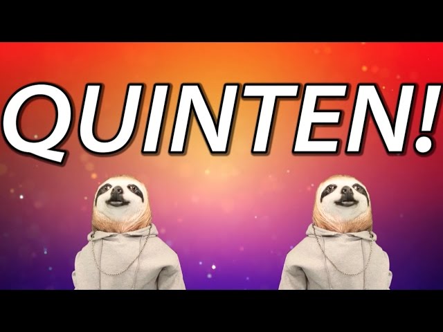 HAPPY BIRTHDAY QUINTEN! - SLOTH HAPPY BIRTHDAY RAP