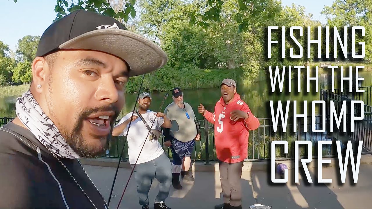Bass Fishing at Southside Park in Sacramento CA w/ Whomp Fishing Crew