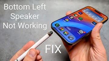 FIX - Bottom Left Speaker Not Working on iPhone 17 , 17 Pro , 17 Pro Max