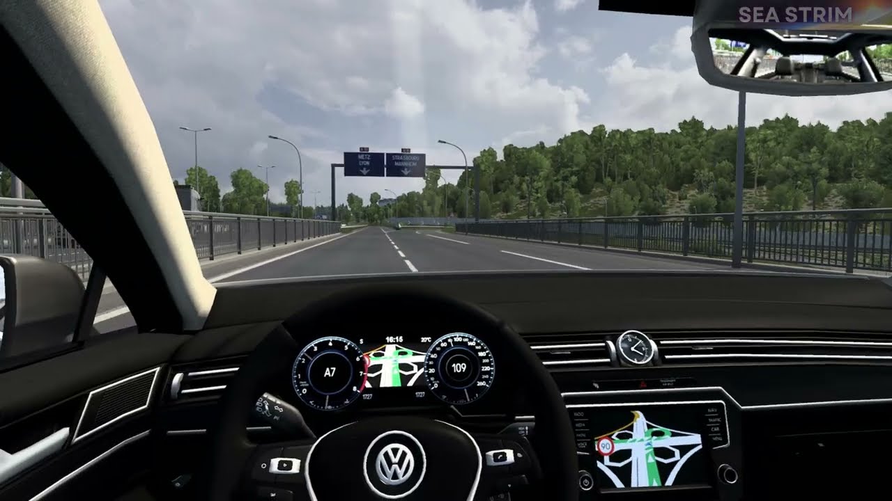 Volkswagen Passat B8 | Antwerp - Belgium | POV | Realistic driving | 4k incredible graphics | ETS2