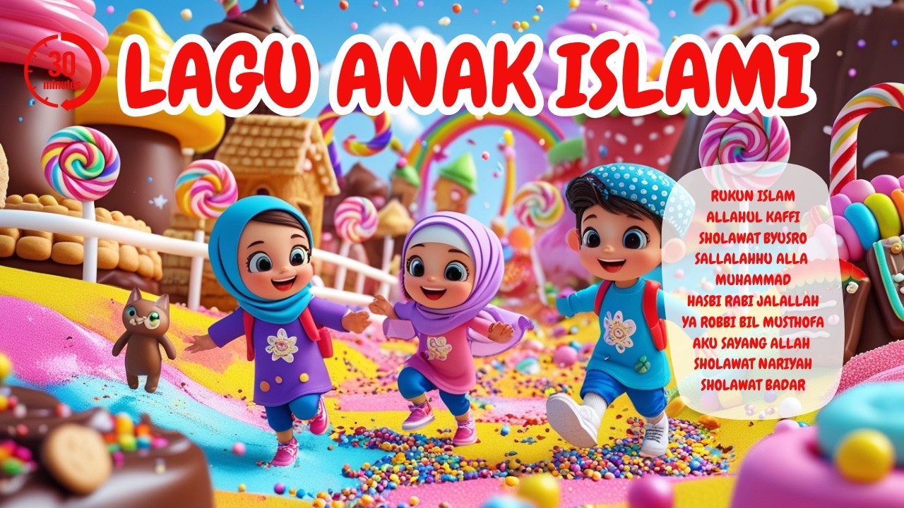 Kumpulan lagu anak islami Allahul Kaffi, Hasbi Rabbi, Sholawat Jibril, dan Sholawat Anak Lainnya