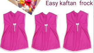 Easy kaftan baby frock cutting and stitching/baby frock designe 2024#trendy kaftan frock#babyfrock