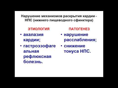 Лекция Патофизиология гастроинтестинальной системы на рус яз