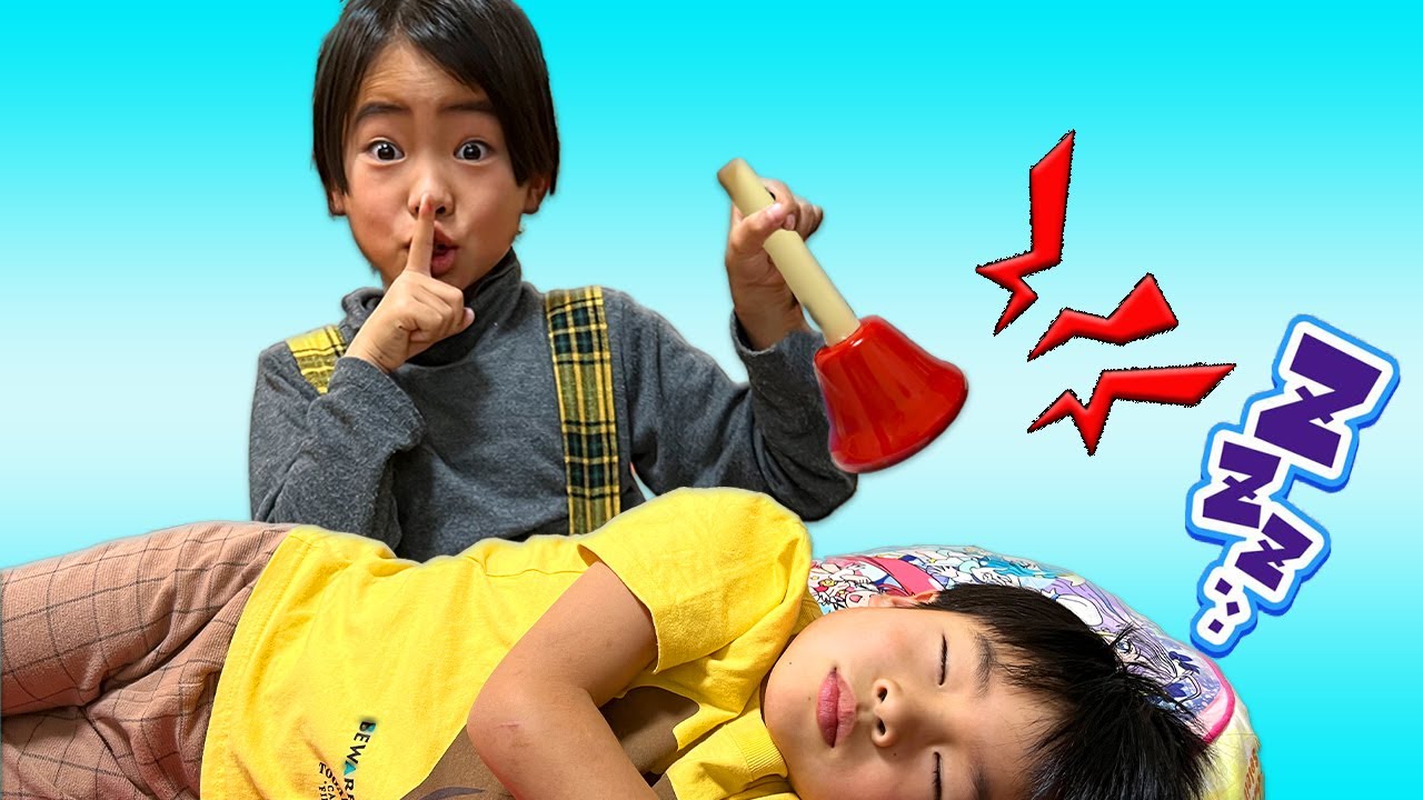 【寸劇】おはよう！起きる時間だよー！　 Are You Sleeping (Brother John)? | Nursery Rhymes & Kids Songs　かえであーたん