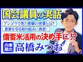 高橋みつお 国会議員の実話