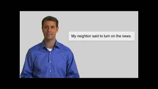 Top Notch 3- Unit 5 - Lesson 1- Pronunciation: Direct and indirect speech: Rhythm