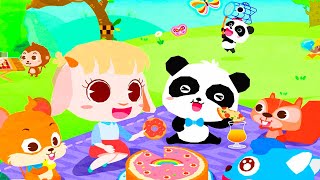 Little Panda’s Camping Trip | Enjoy The Fun filled Outdoor | BabyBus Gameplay Video