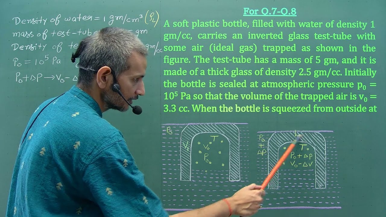 JEE Advance 2021 Solution || Fluid || P2/Q7 & Q8 ||
