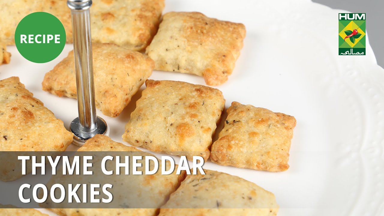 Thyme Cheddar Cookies | Food Diaries | Zarnak Sidhwa | Snacks