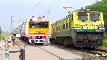 Fast & Furious Katwa Bandel Emu Local & Howrah Intercity Express Skip Between Railgate Quickly