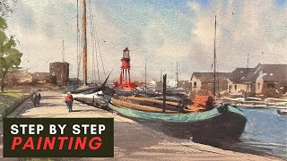 Watercolor Explanation - Step-by-step Process