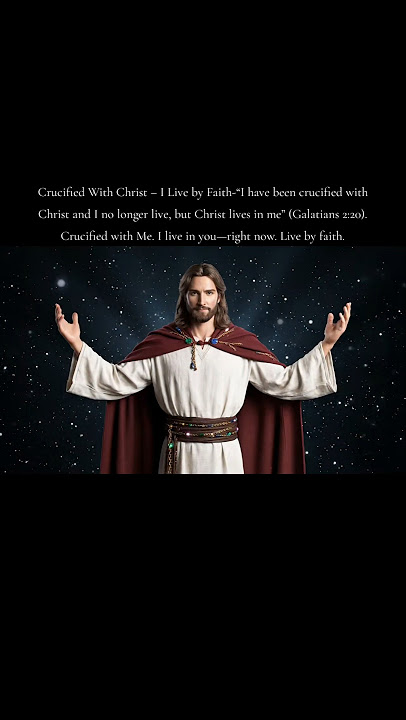 Crucified With Christ – I Live by Faith ❤️