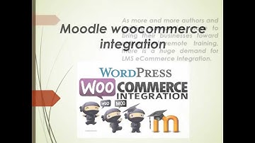 Moodle Woocommerce integration