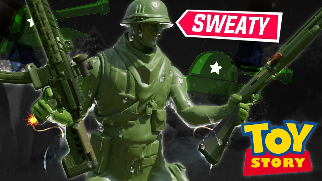 THE SWEATIEST TOY STORY SOLDIER! (Fortnite Battle Royale) YouTube