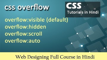 18. CSS Overflow Property |  CSS tutorial in hindi | CSS Tutorial for beginners | csPoint