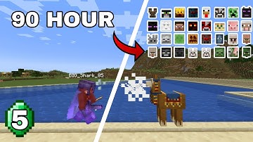 Tôi Mất 90 Tiếng Để Bắt Tất Cả Mob Trong Minecraft Hardcore