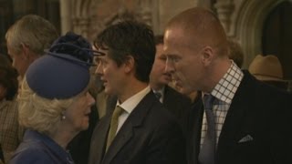 Damian Lewis from Homeland meets Camilla, Duchess of Cornwall