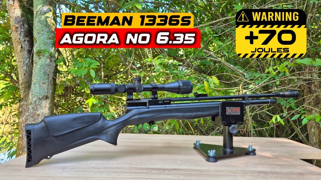 FICOU UM CANHÃO A NOVA BEEMAN 1366S 6.35! MAIS DE 70 JOULES ( SEM VR )