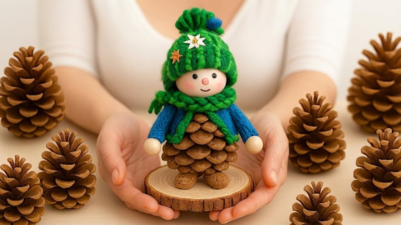 Я делал 50 таких в день и продавал все! Очень просто! Идея рождественского декора - СДЕЛАЙ САМ