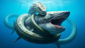 Megalodon and Leviathan Monster: The Amazing Clash of Prehistoric Giants