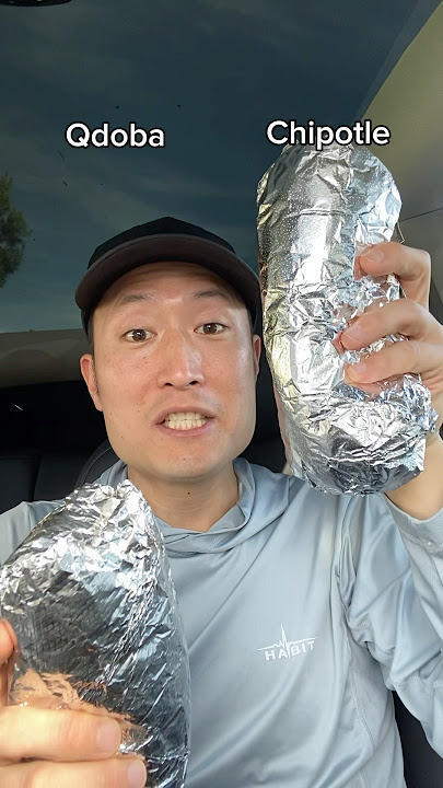 Chipotle vs Qdoba Burrito 🌯 (Re-Upload)