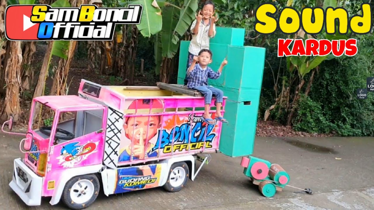 Angkut Sound Kardus Bikin Panggung Di Truk Sam Boncil