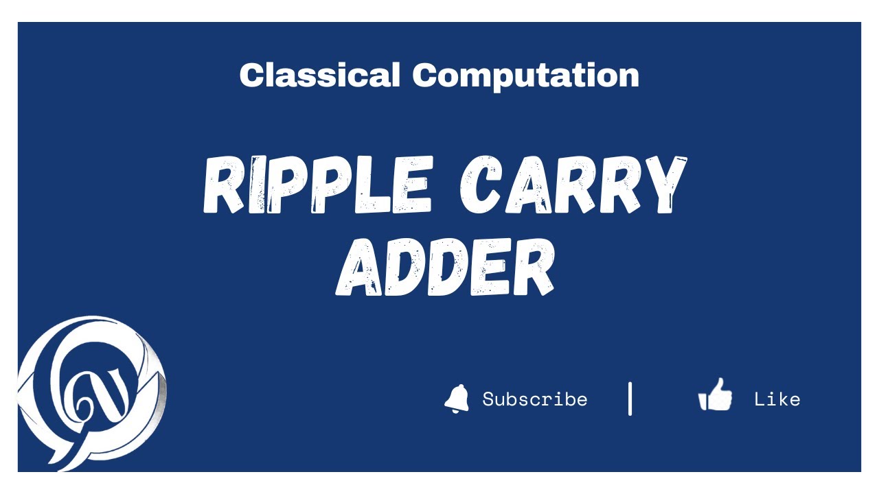 Ripple Carry Adder | Python Code | Classical Computation | Quantum for ...
