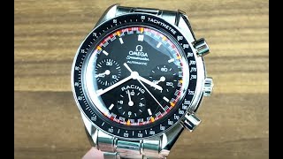 Omega Speedmaster Racing Michael Schumacher 3518.50.00 Omega Watch Review -  YouTube