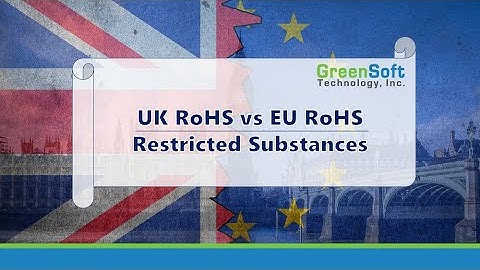 What are the restricted substances under UK RoHS versus EU RoHS?