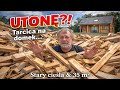 Utonę w odpadach tarcicy? Zakup na domek 70 m2, a realizacja 50 m2. Stary cieśla buduje domek 35 m2.