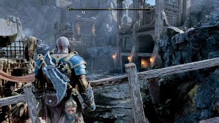 Destroy the Nightmare Haunt to release the lift - Forging Destiny - God of War Ragnarok