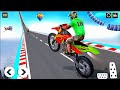 Spider Mega Ramp Bike Racing 3D - Superhero Tricky Bike Stunts Gt Gameplay