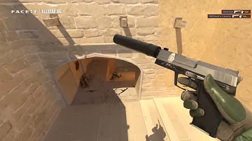 CS2 clutch quadra kill -4 mirage  at eco round | faceit
