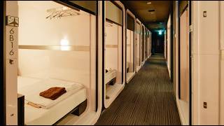 First Class Sleeping Pod in Japan