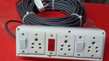 2 switch 3 socket 1 indicator electric board wiring in hindi//