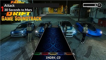 Clone Hero Android/PC: 30 Seconds to Mars - Attack | Chart For Joystick