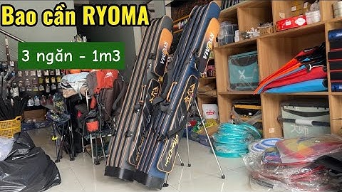 Bao cần câu cá RYOMA 3 ngăn 1m3 cao cấp chống thấm hàng đẹp chất lượng