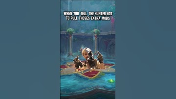 when you tell hunters not to pull extra mobs #wow #worldofwarcraft #warcraft