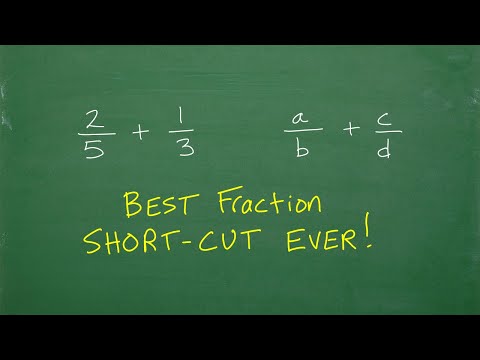 BEST Fraction SHORT CUT Ever!
