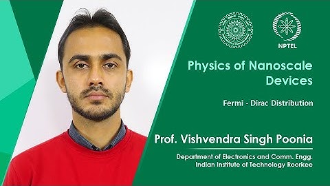 Lecture 15: Fermi- Dirac Distribution