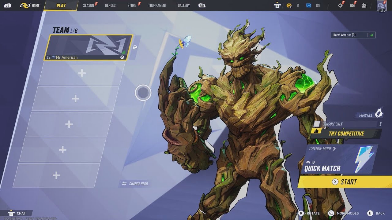 Marvel Rivals Groot Competitive Gameplay [No Commentary] - YouTube