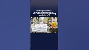 #robot #technology #machine #machinery #robotarm #robotics #chinese #china #palletizer #fyp