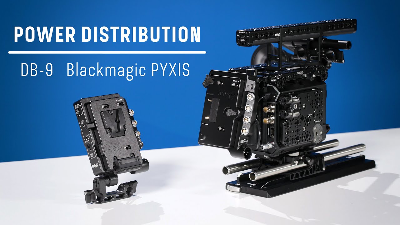 Power Distribution Box DB-9 (Blackmagic PYXIS, Gold Mount)