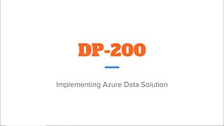 Check out my new course on Azure DP-200 Implementing an Azure Data Solution Exam