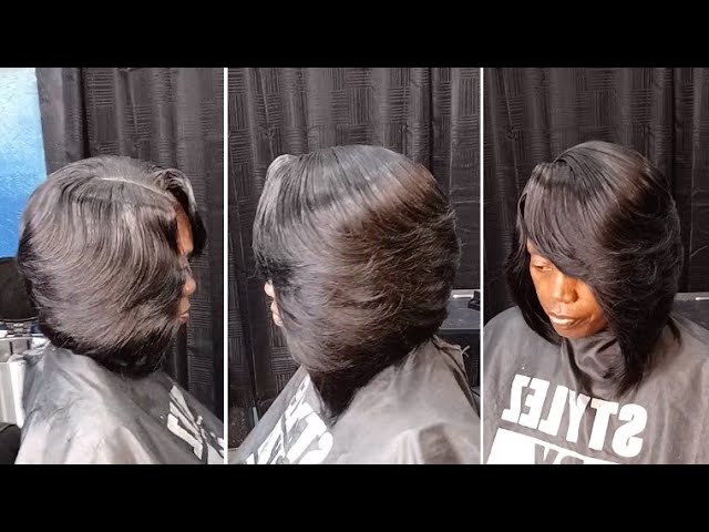 Pin by T on Hair and beauty | Sew in bob hairstyles, Quick weave bob, Bob  weave