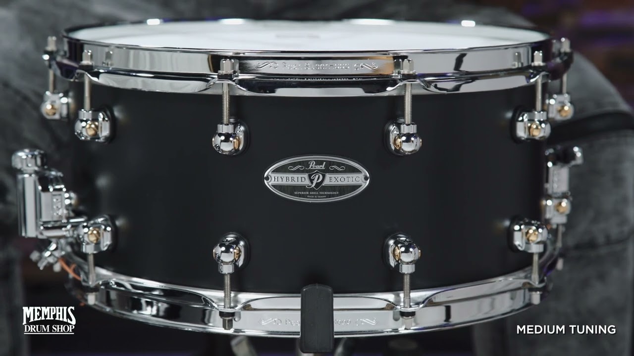 Pearl 14x6.5 Hybrid Exotic Cast Aluminum Snare Drum (HEAL1465)
